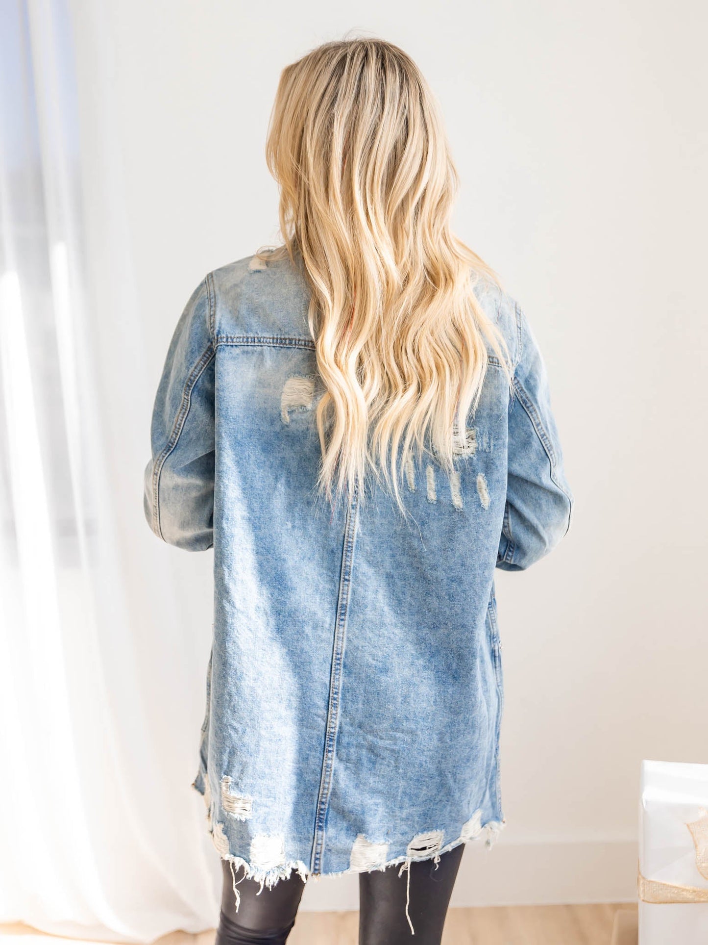 Anti-Hero Destroyed Denim Jacket